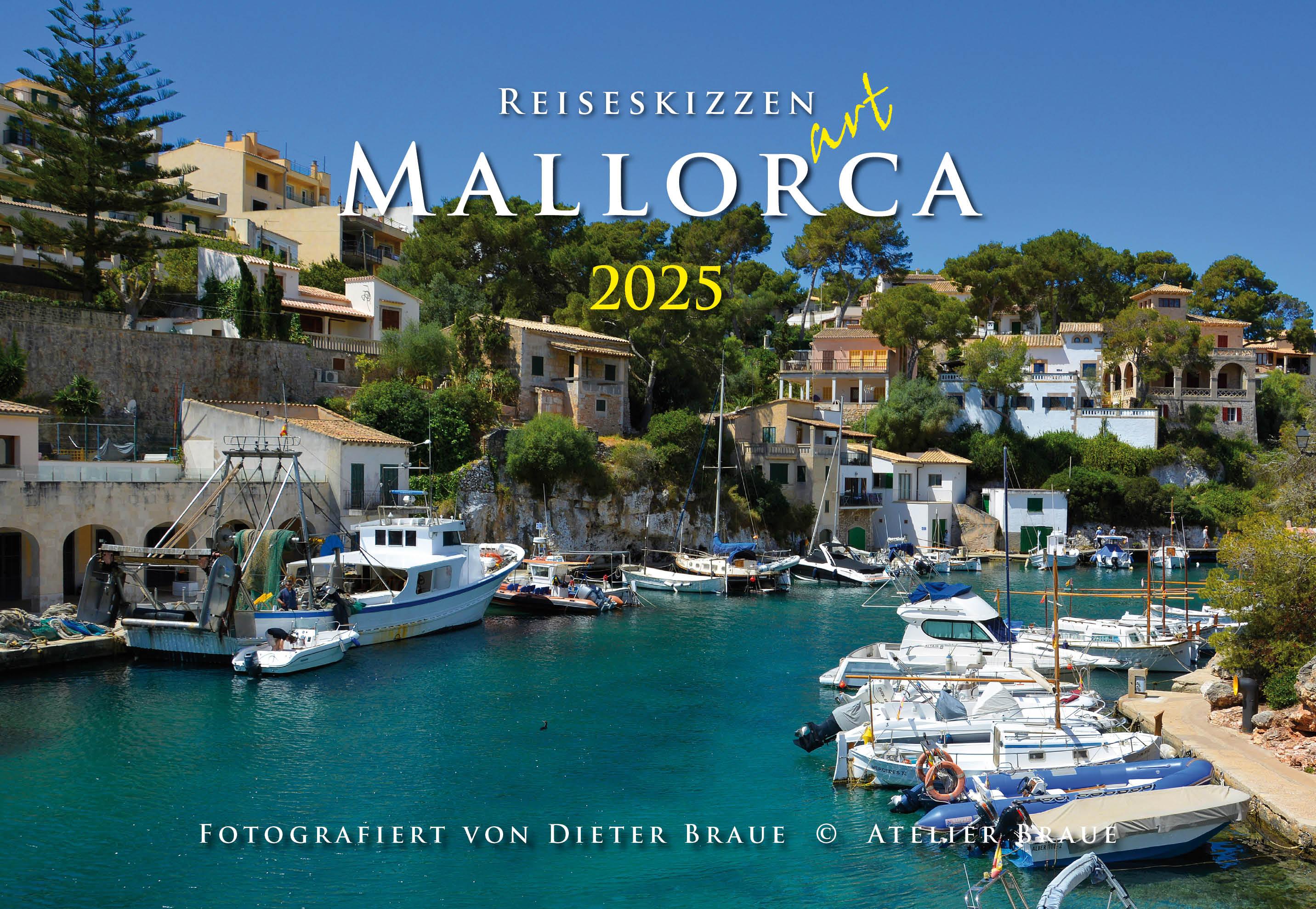 Vorderes Coverbild Reiseskizzen Mallorca 2025 ART
