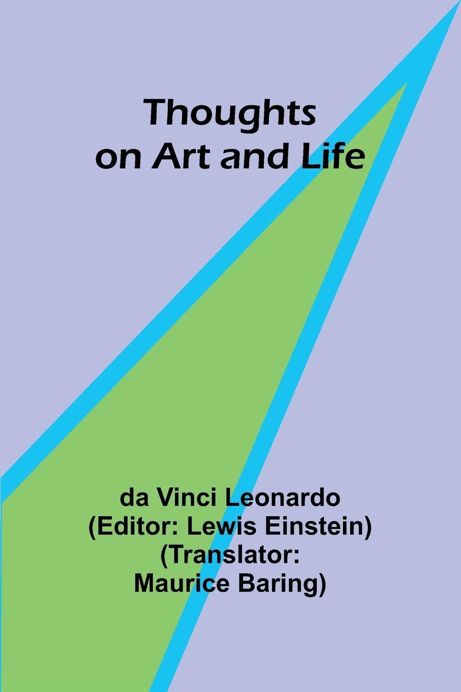 Vorderes Coverbild Thoughts on Art and Life