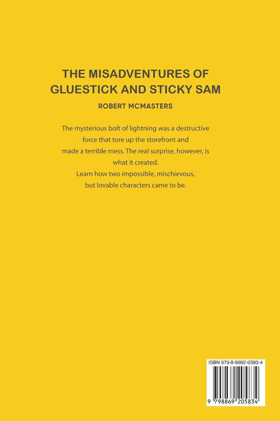 Rückseitencover The Misadventures of Gluestick and Sticky Sam