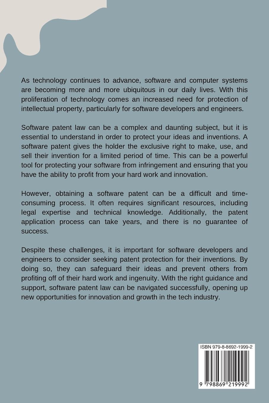 Rückseitencover Protecting Your Ideas