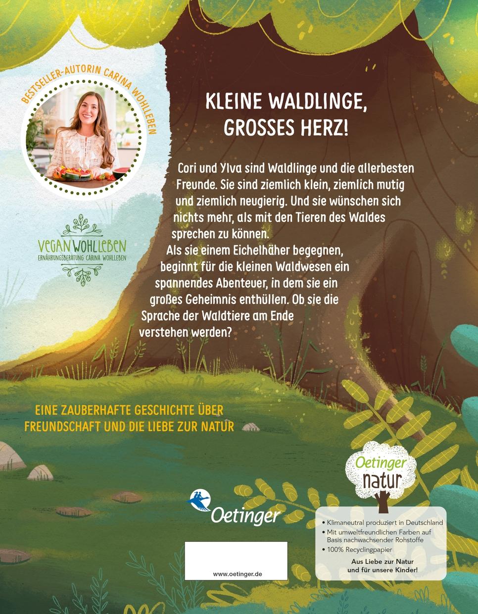 Rückseitencover Die Waldlinge und die geheime Sprache der Tiere