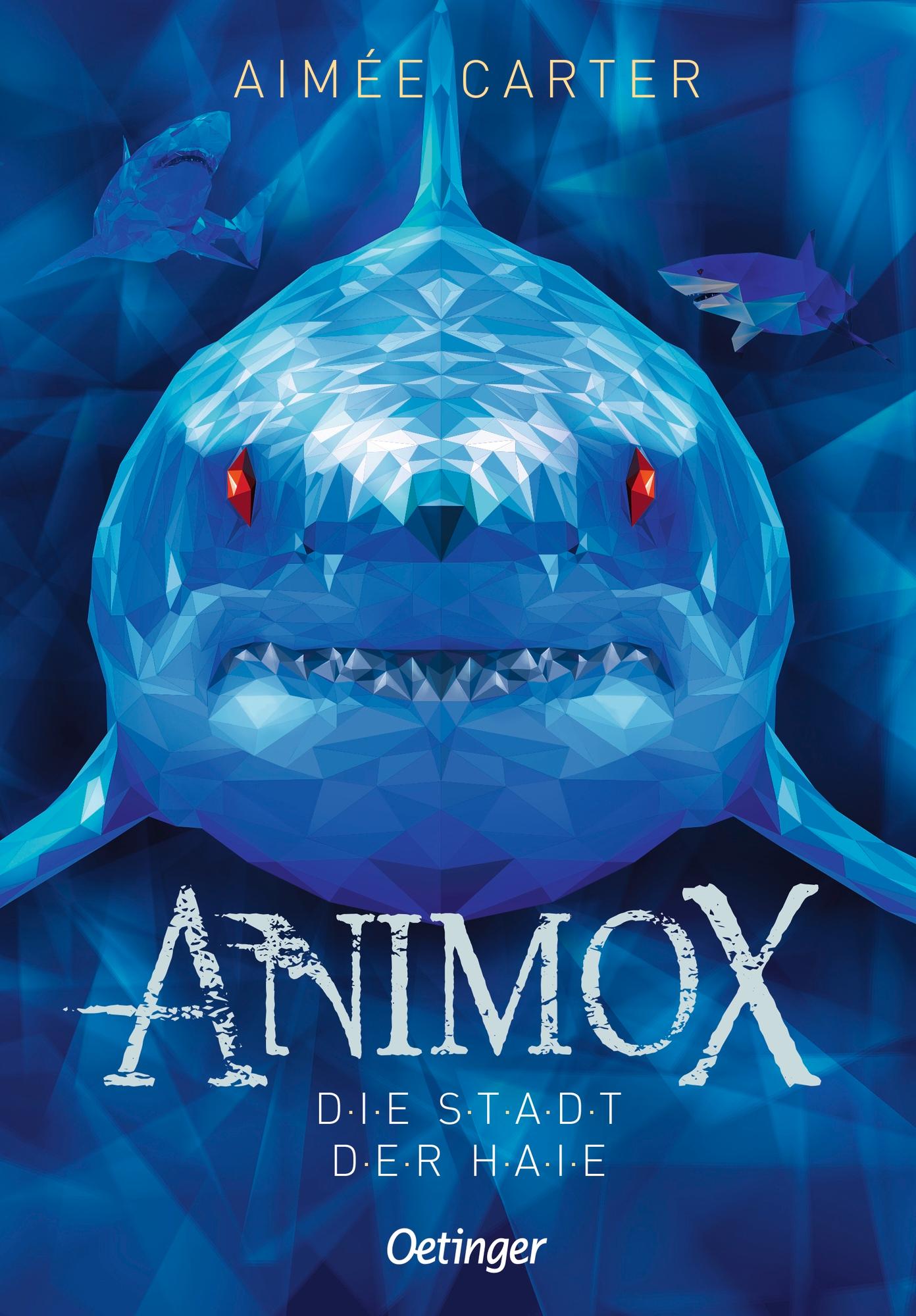 Vorderes Coverbild Animox 3. Die Stadt der Haie