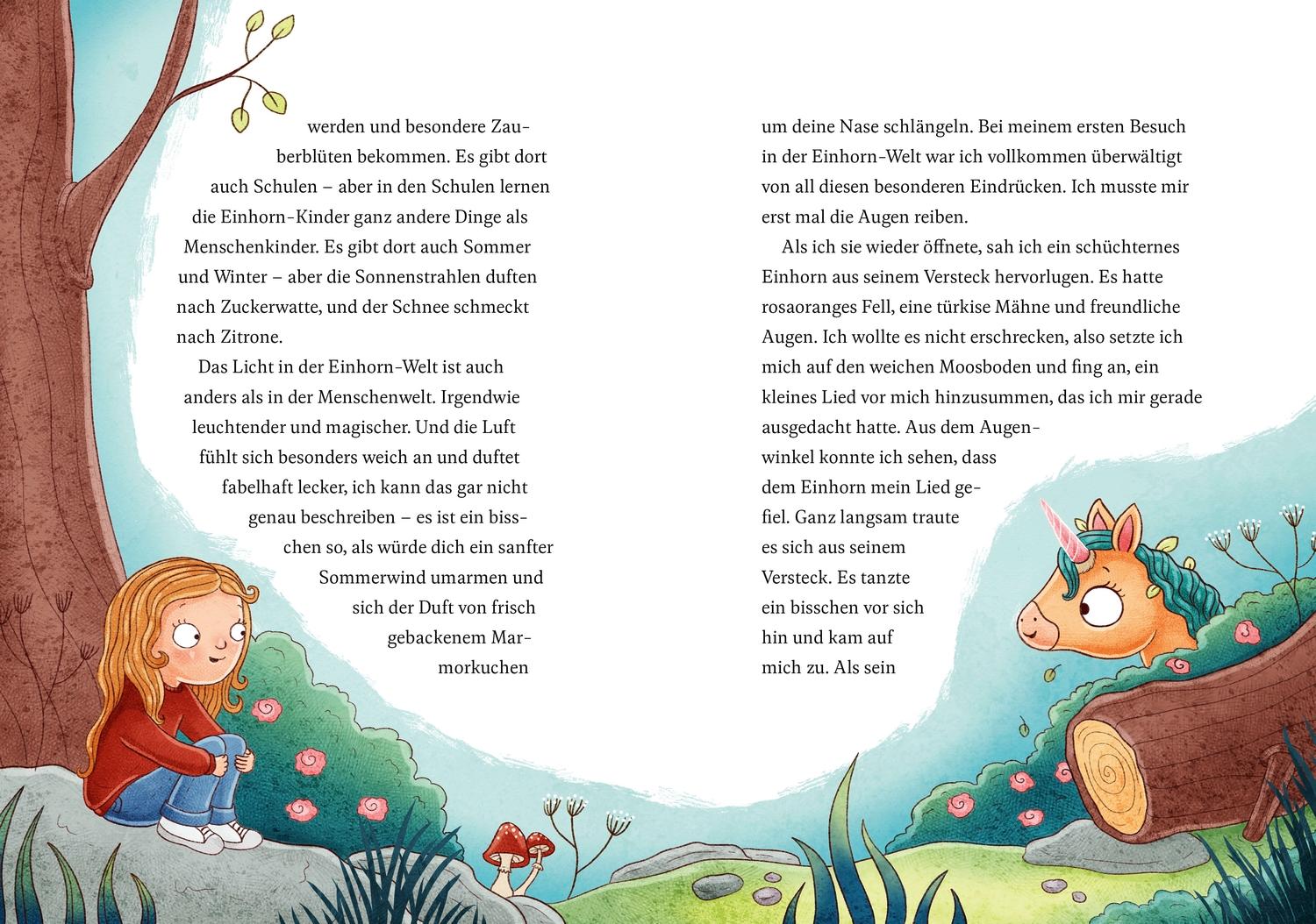 Beispielinhalt (Bild) 101 Einhörner und fabelhafte Geschichten zum Vorlesen