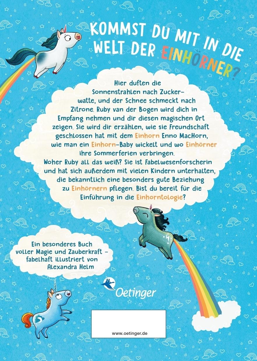 Rückseitencover 101 Einhörner und fabelhafte Geschichten zum Vorlesen