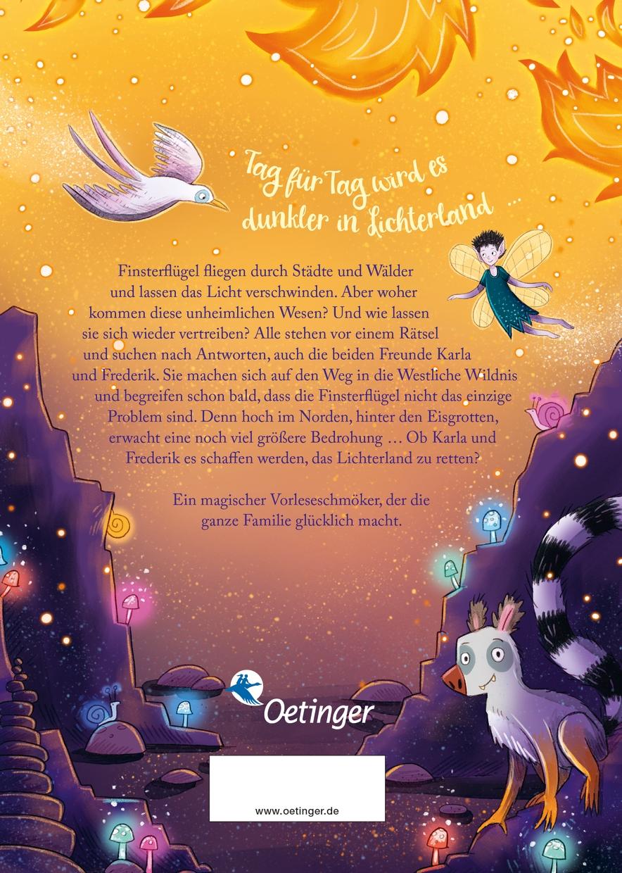 Rückseitencover Lichterland 3. Das Geheimnis des schlafenden Drachen