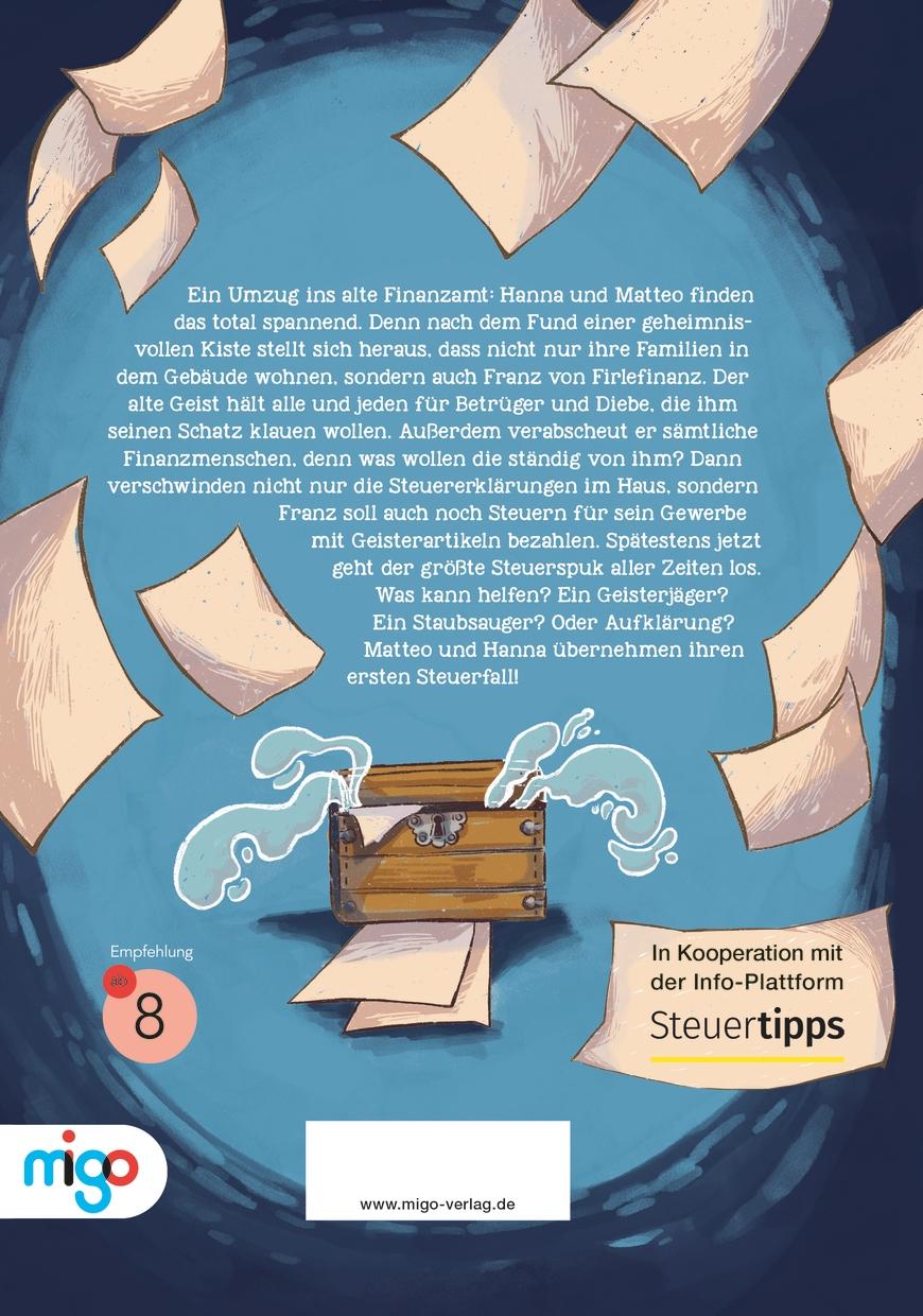 Rückseitencover Franz von Firlefinanz. Das Gespenst aus der Steuerkiste