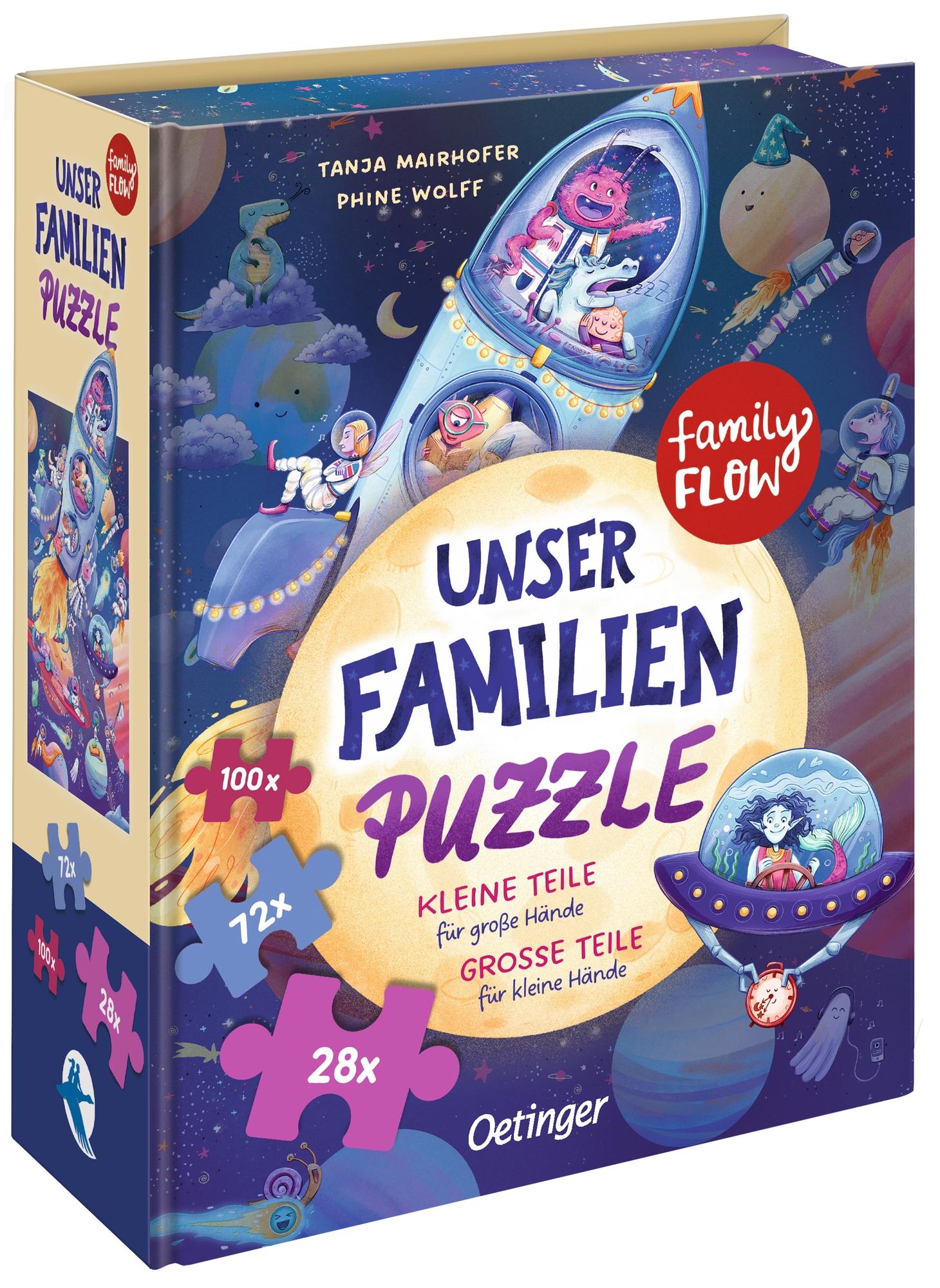 Vorderes Coverbild FamilyFlow. Unser Familien-Puzzle
