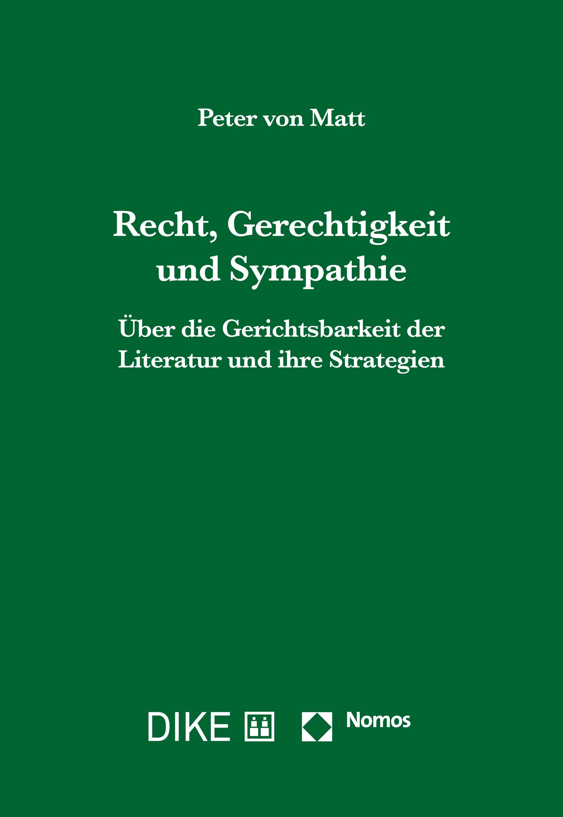 Vorderes Coverbild Recht, Gerechtigkeit und Sympathie