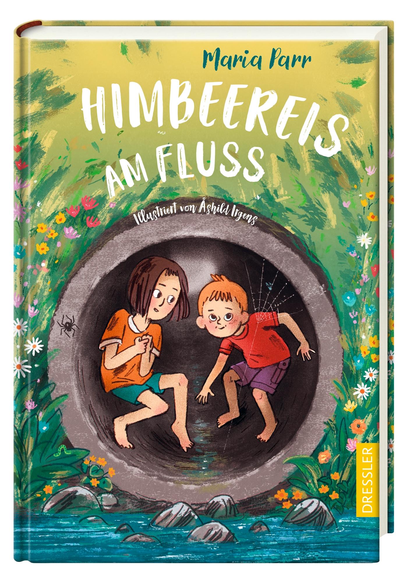 Beispielinhalt (Bild) Himbeereis am Fluss