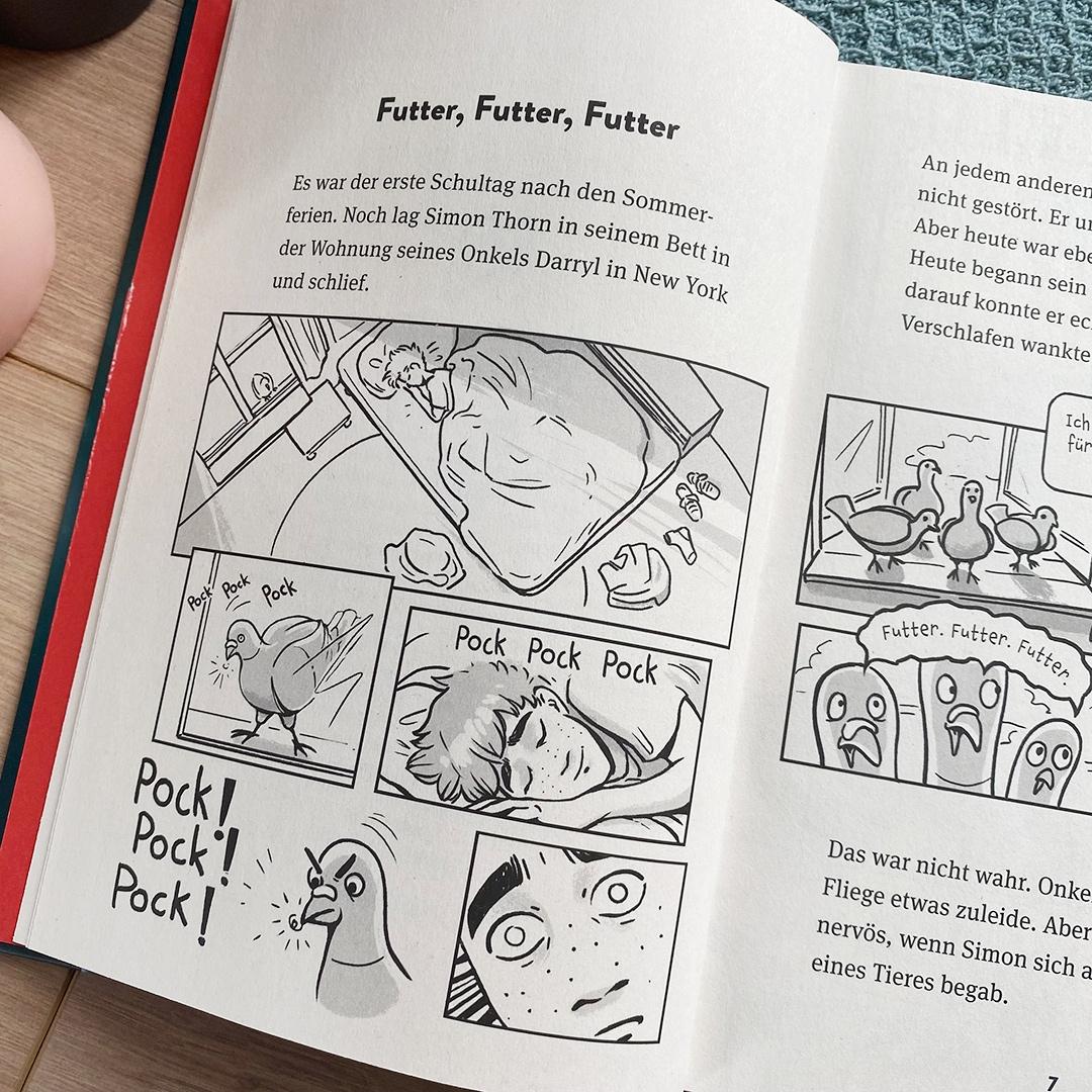 Beispielinhalt (Bild) Animox als Comic-Roman 1. Das Heulen der Wölfe