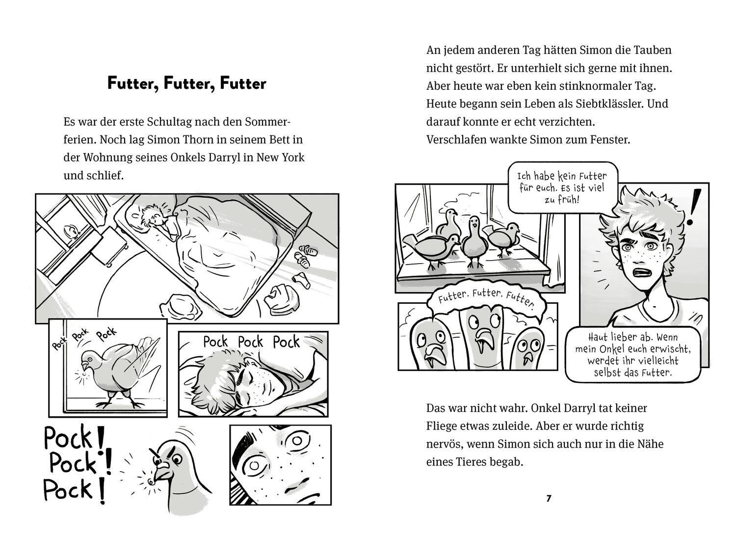 Beispielinhalt (Bild) Animox als Comic-Roman 1. Das Heulen der Wölfe