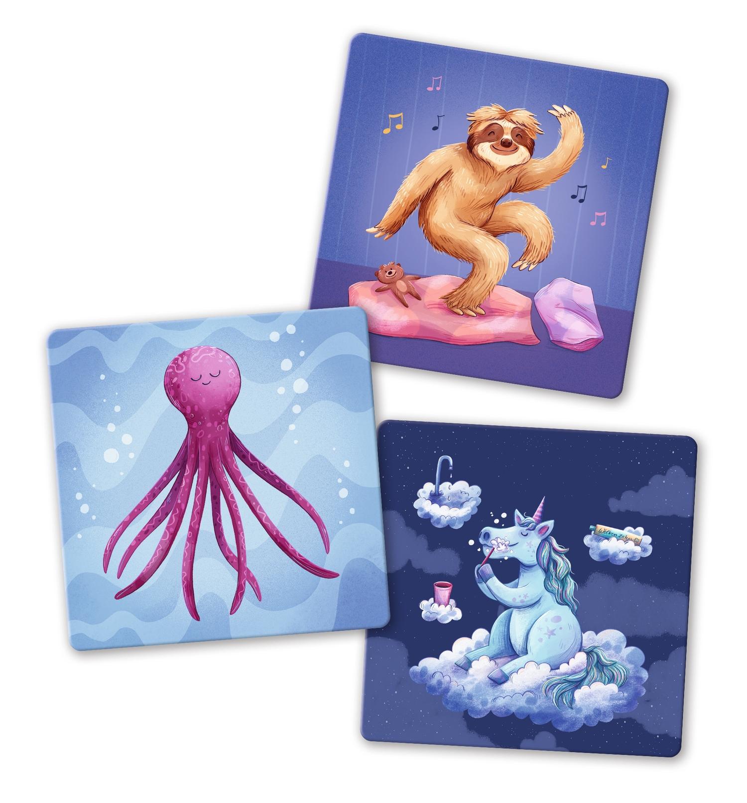 Beispielinhalt (Bild) FamilyFlow. Ab ins Bett!