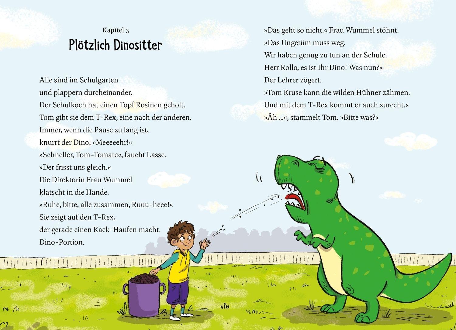 Beispielinhalt (Bild) Knacks! 1 Ein T-Rex schlüpft aus