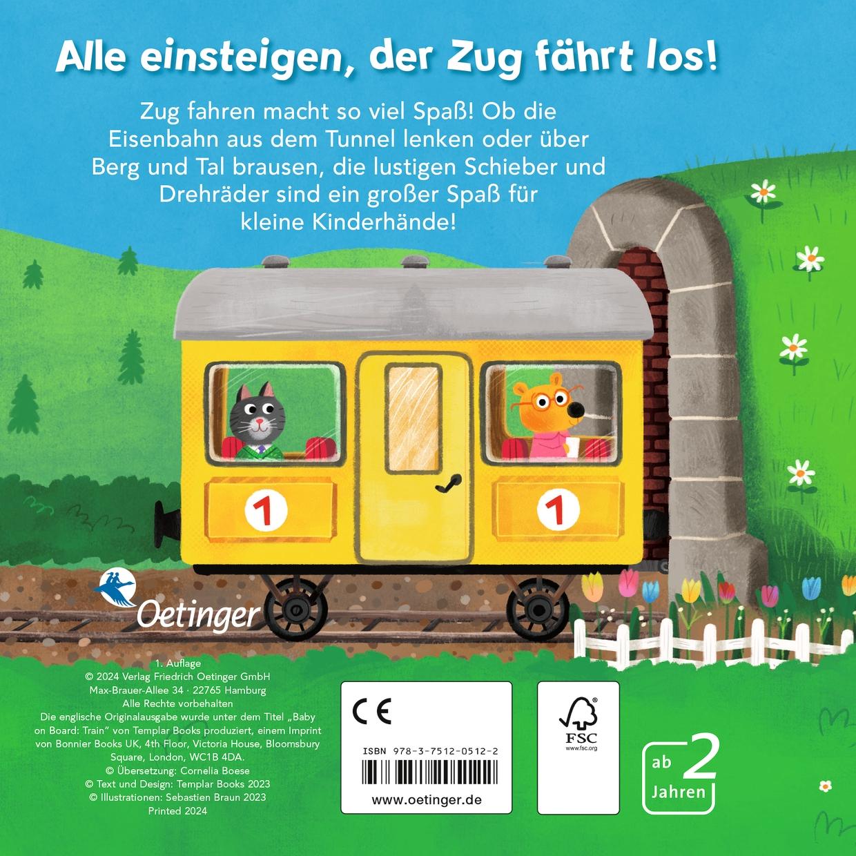 Rückseitencover Komm, wir fahren Zug