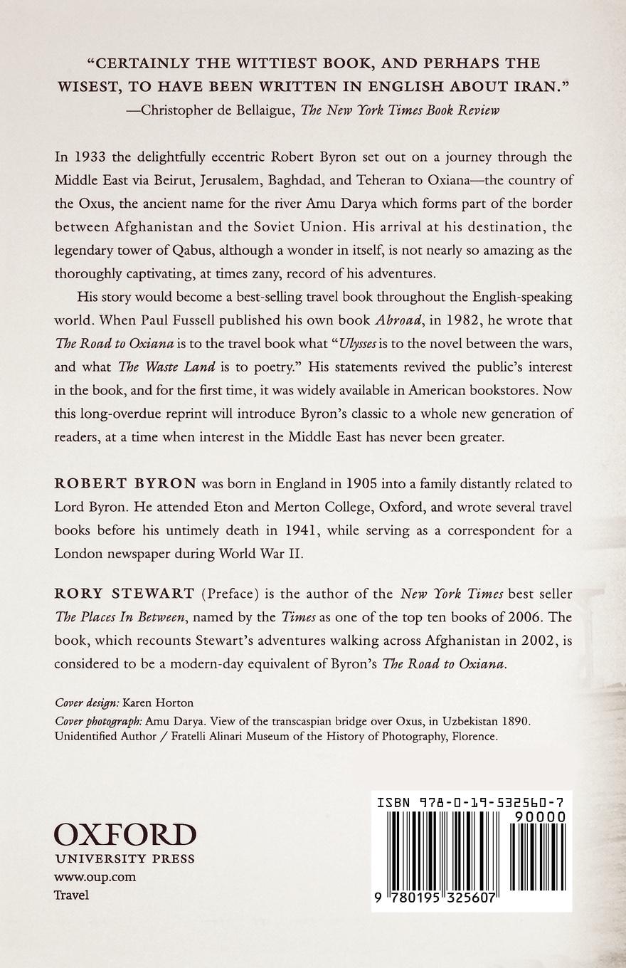 Rückseitencover The Road to Oxiana