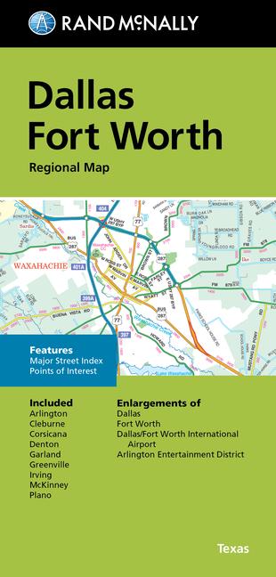Vorderes Coverbild Rand McNally Folded Map: Dallas Fort Worth Regional Map
