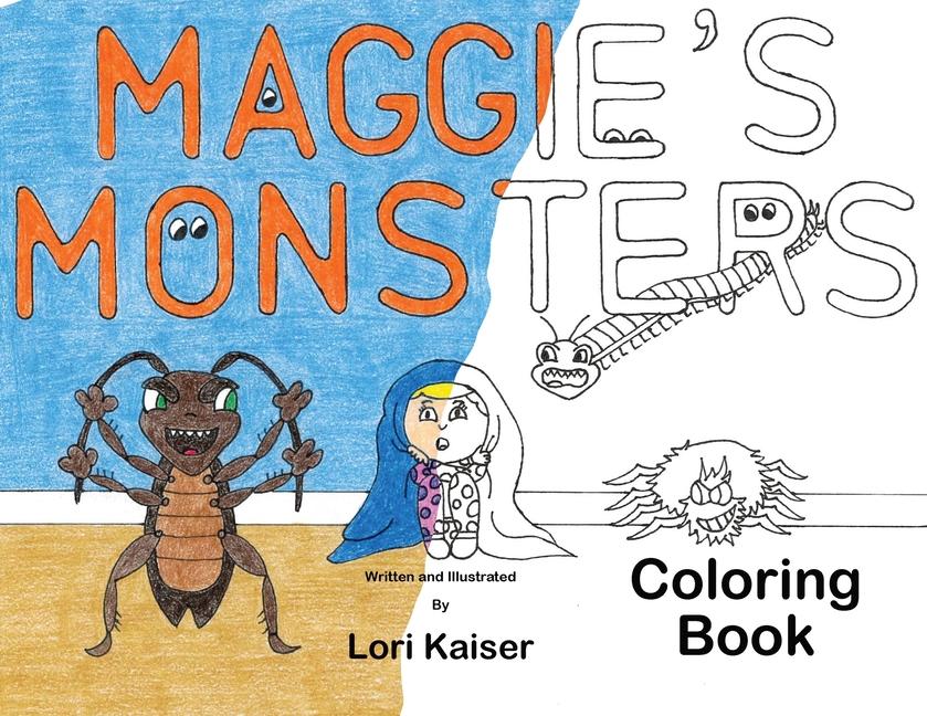 Vorderes Coverbild Maggie's Monsters Coloring Book