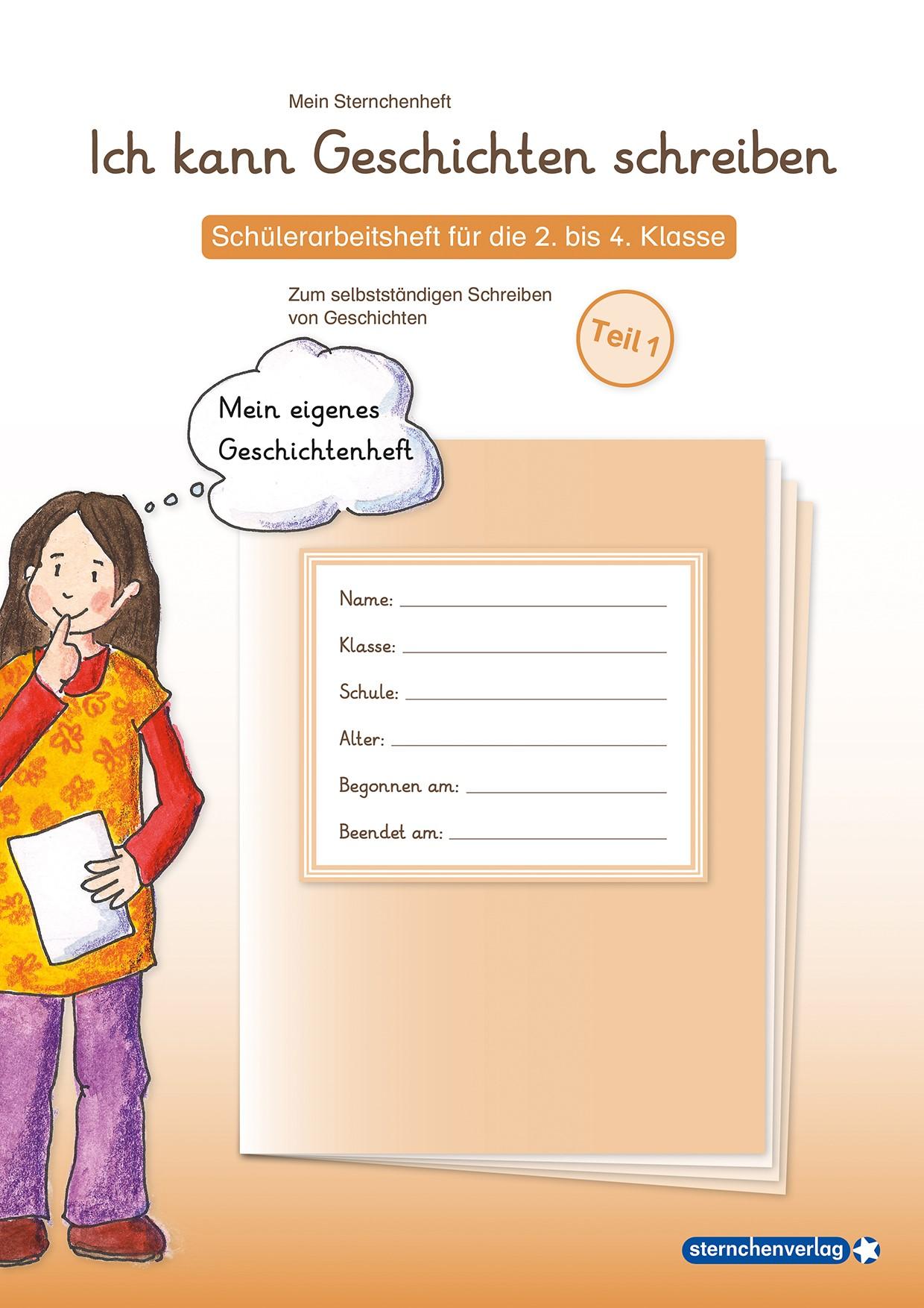 Beispielinhalt (Bild) Ich kann Geschichten schreiben Teil 1 und 2 im Set - 2 Schülerarbeitshefte für die 2. bis 4. Klasse