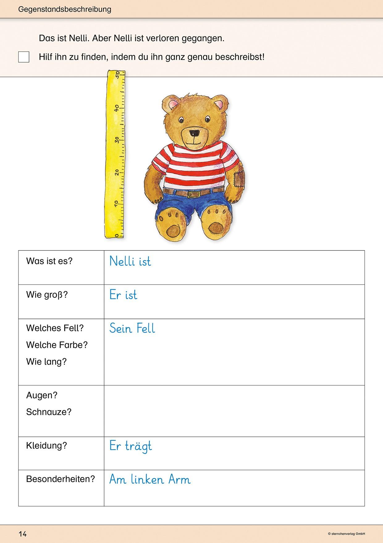 Beispielinhalt (Bild) Ich kann Geschichten schreiben Teil 1 und 2 im Set - 2 Schülerarbeitshefte für die 2. bis 4. Klasse