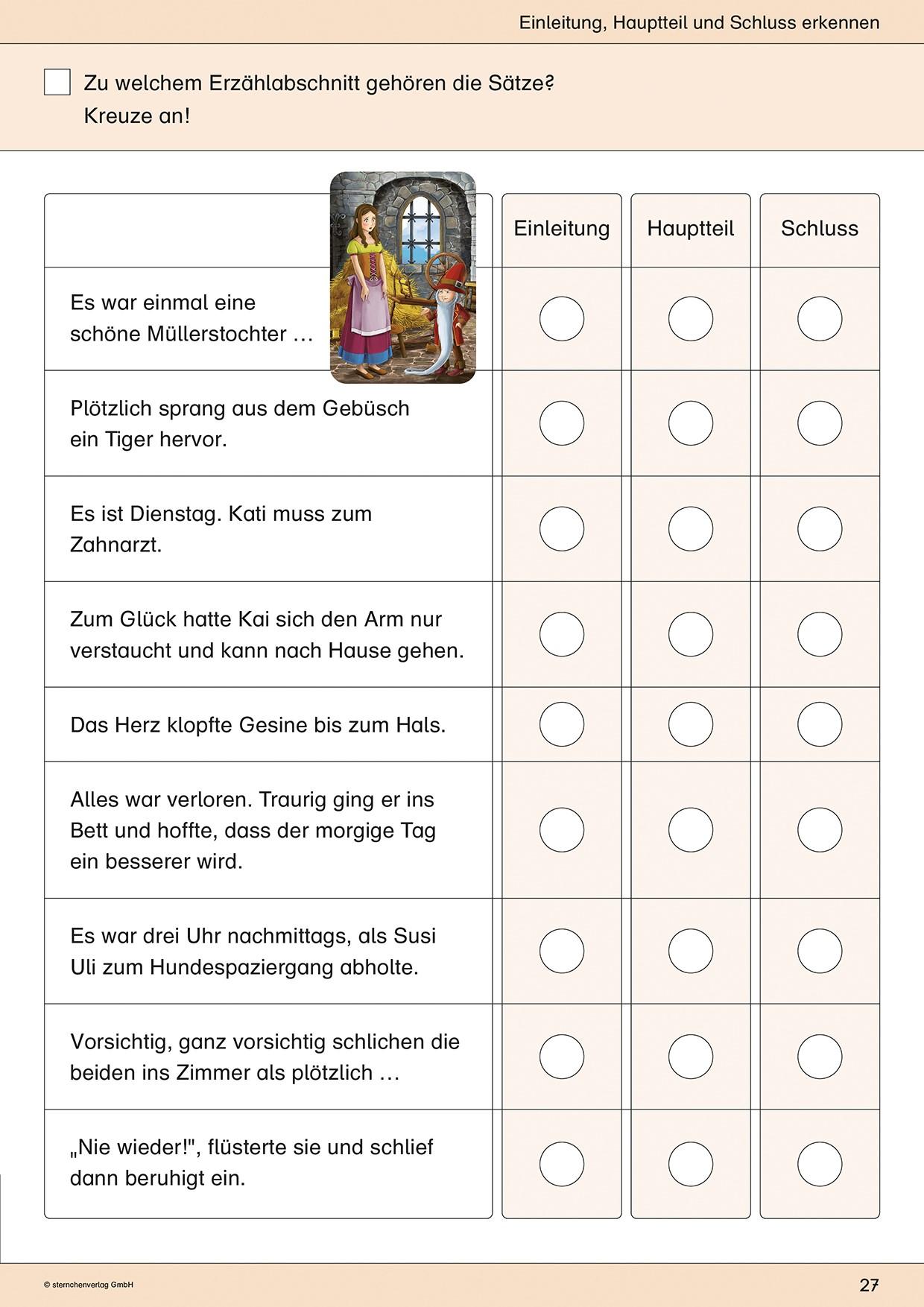 Beispielinhalt (Bild) Ich kann Geschichten schreiben Teil 1 und 2 im Set - 2 Schülerarbeitshefte für die 2. bis 4. Klasse