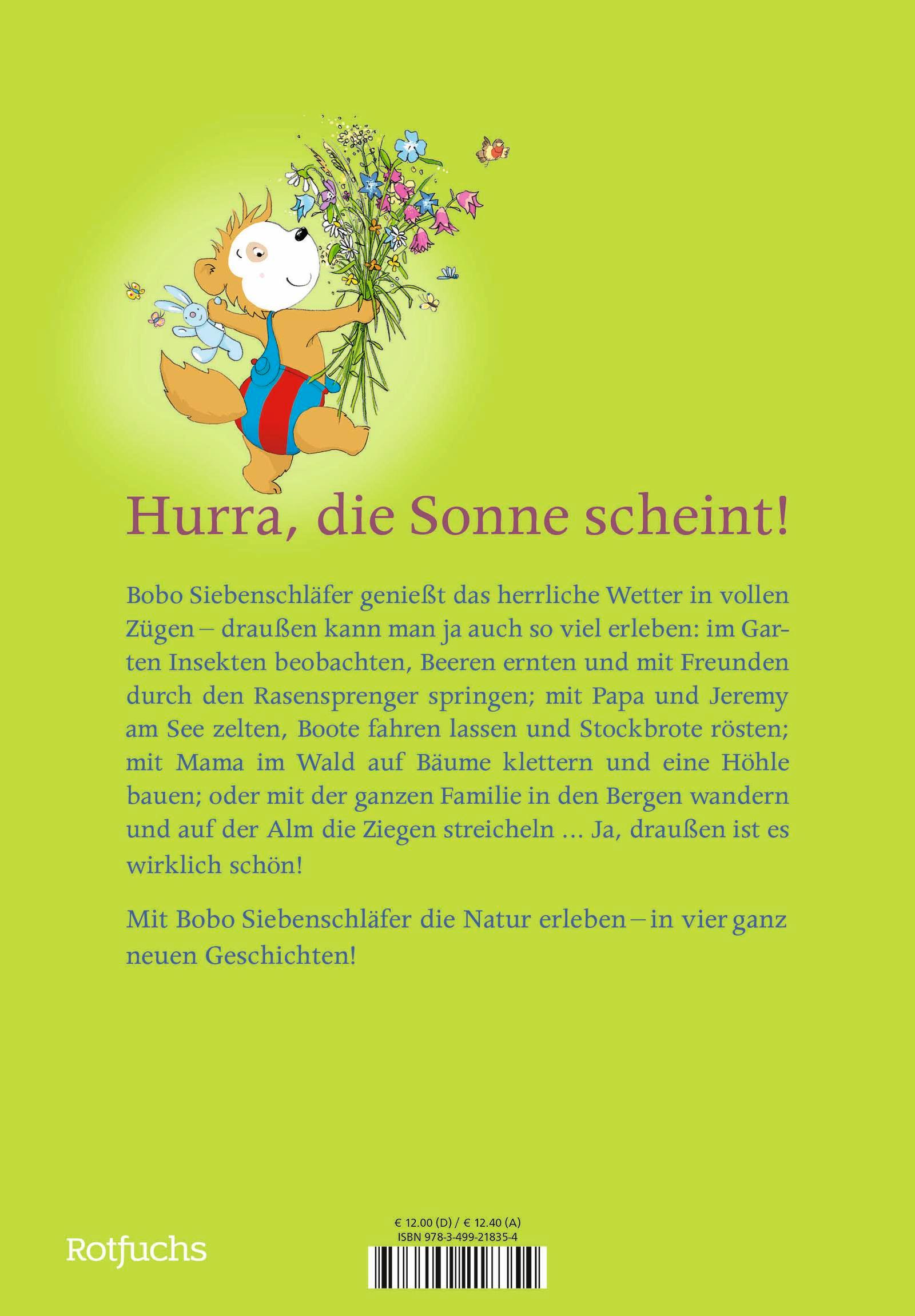 Rückseitencover Bobo Siebenschläfer: Draußen ist es schön!