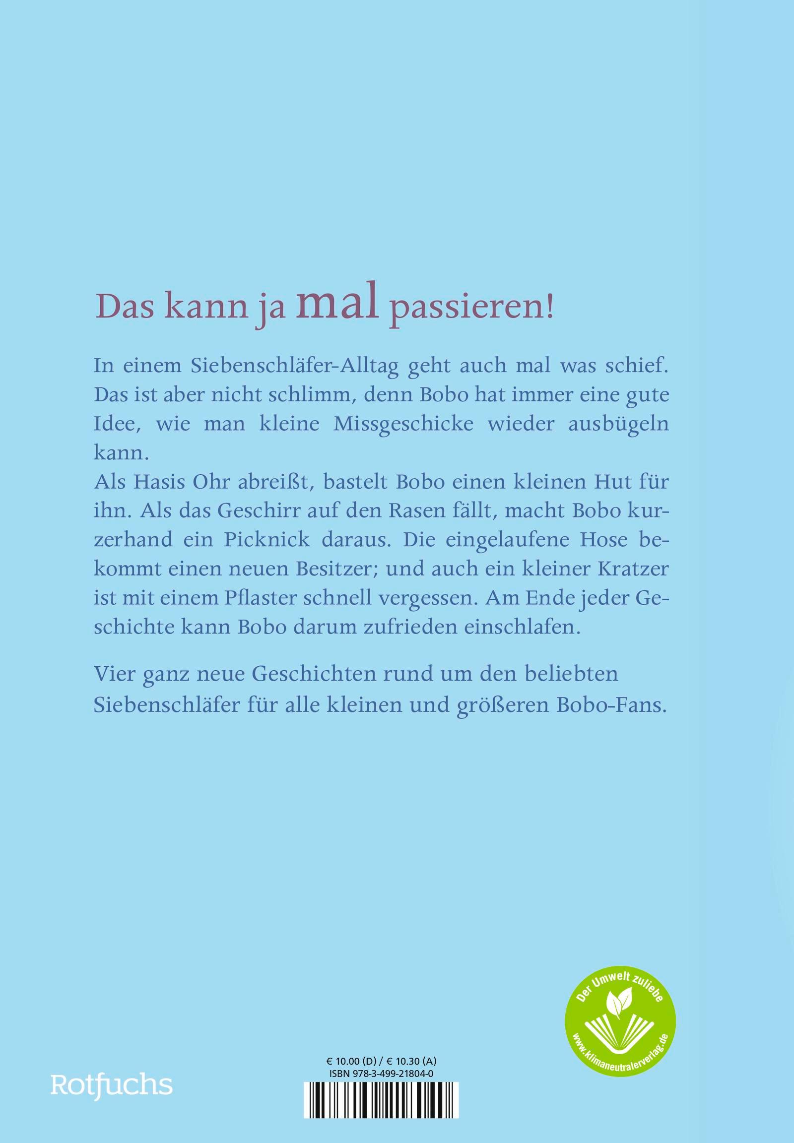 Rückseitencover Bobo Siebenschläfer: Ist doch gar nicht schlimm!