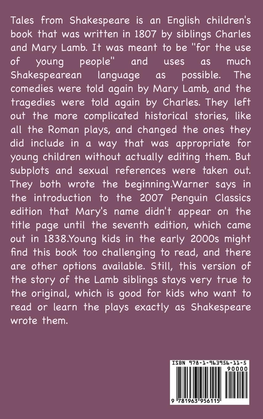 Rückseitencover Tales from Shakespeare