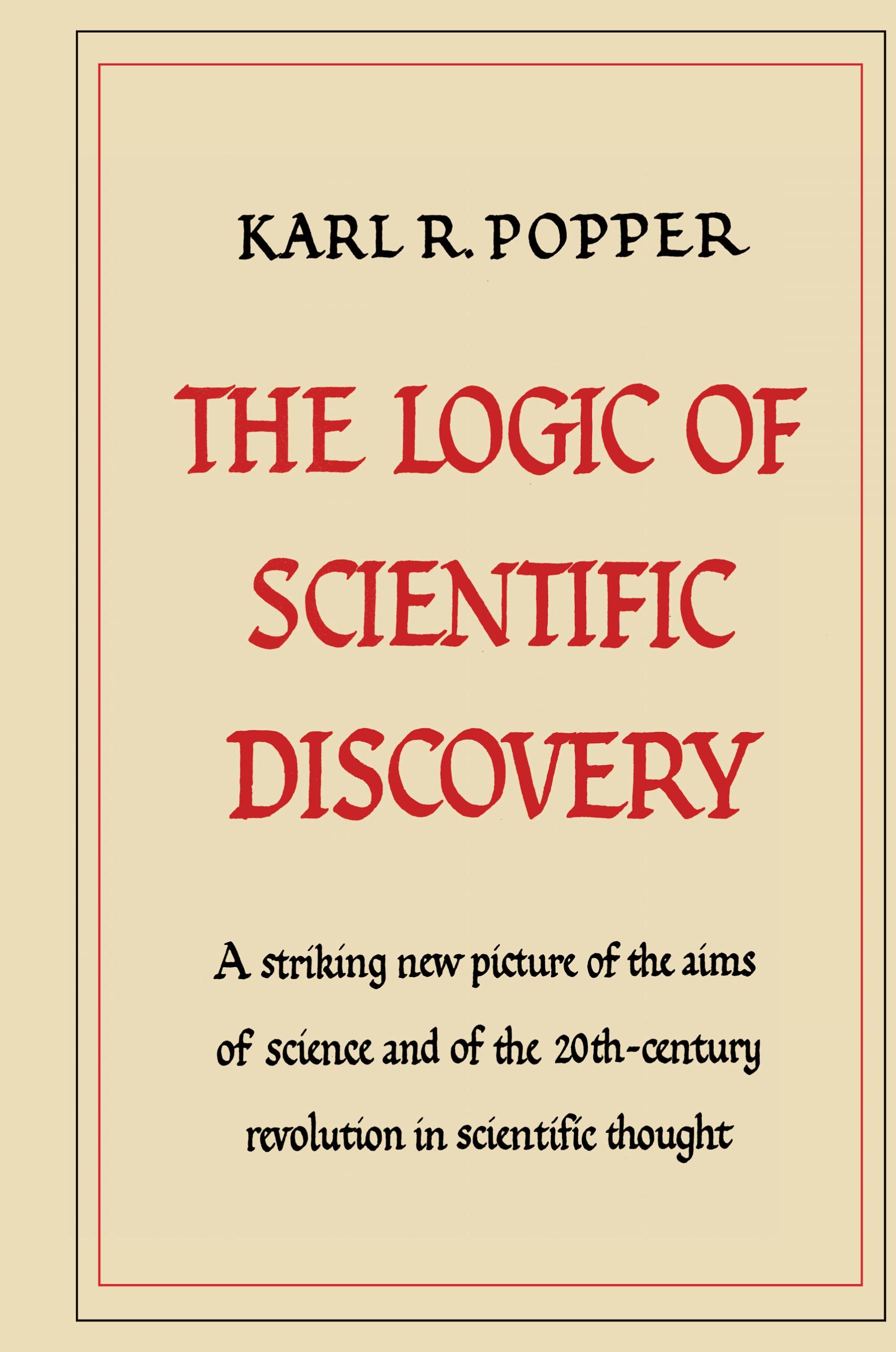 Vorderes Coverbild The Logic of Scientific Discovery