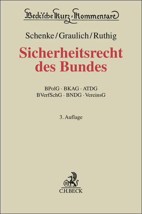 Vorderes Coverbild Sicherheitsrecht des Bundes