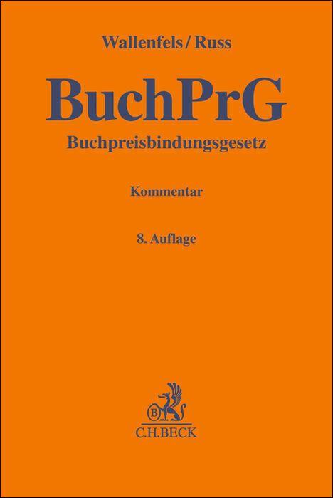 Vorderes Coverbild Buchpreisbindungsgesetz. BuchPrG