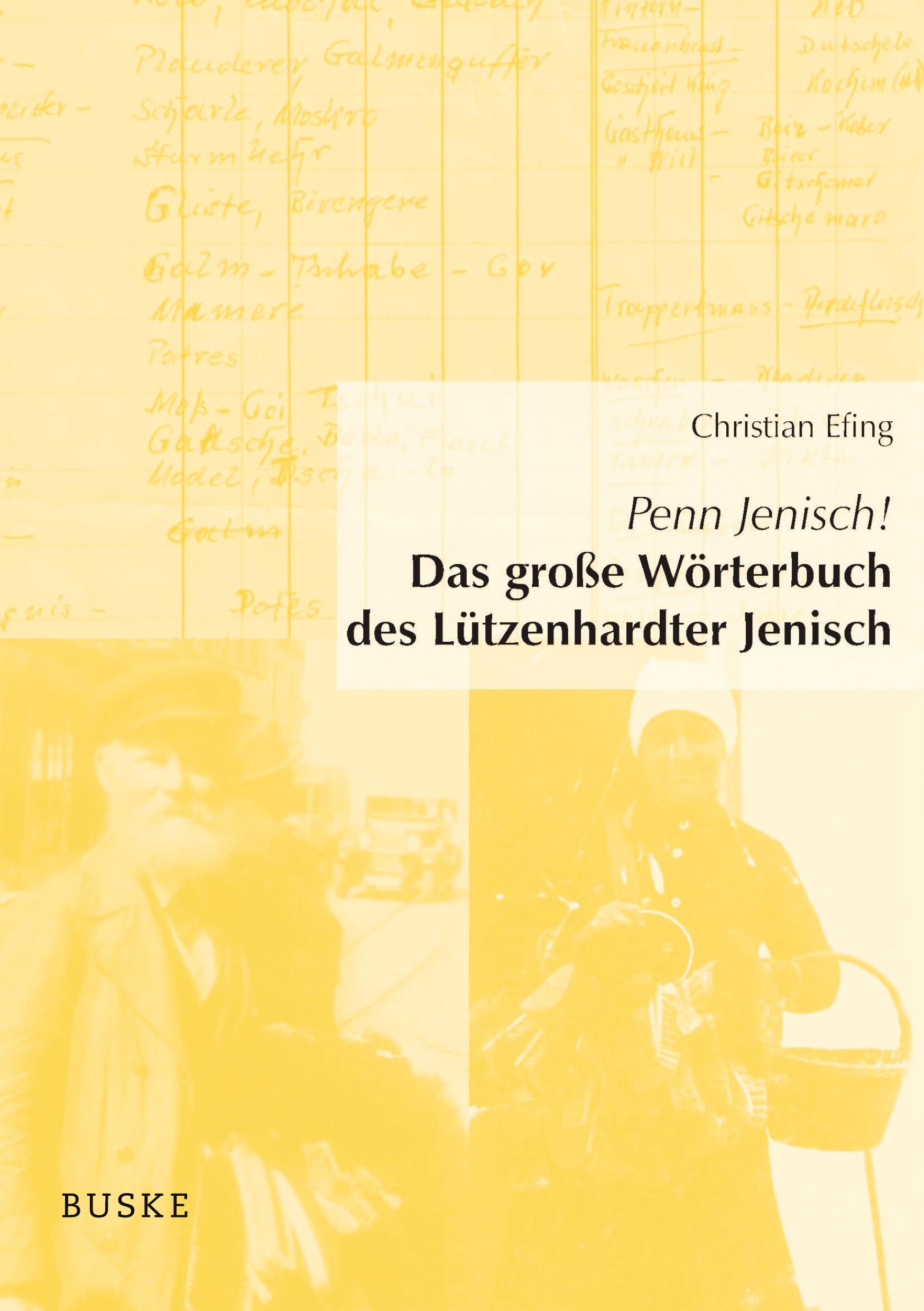 Vorderes Coverbild Penn Jenisch! Das große Wörterbuch des Lützenhardter Jenisch