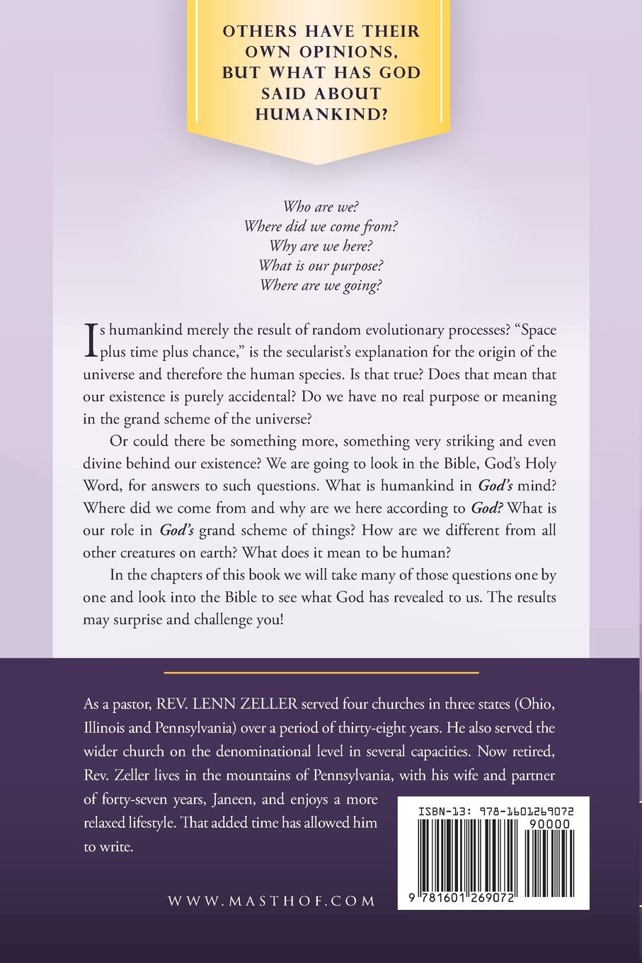 Rückseitencover What God Has Said About Humankind