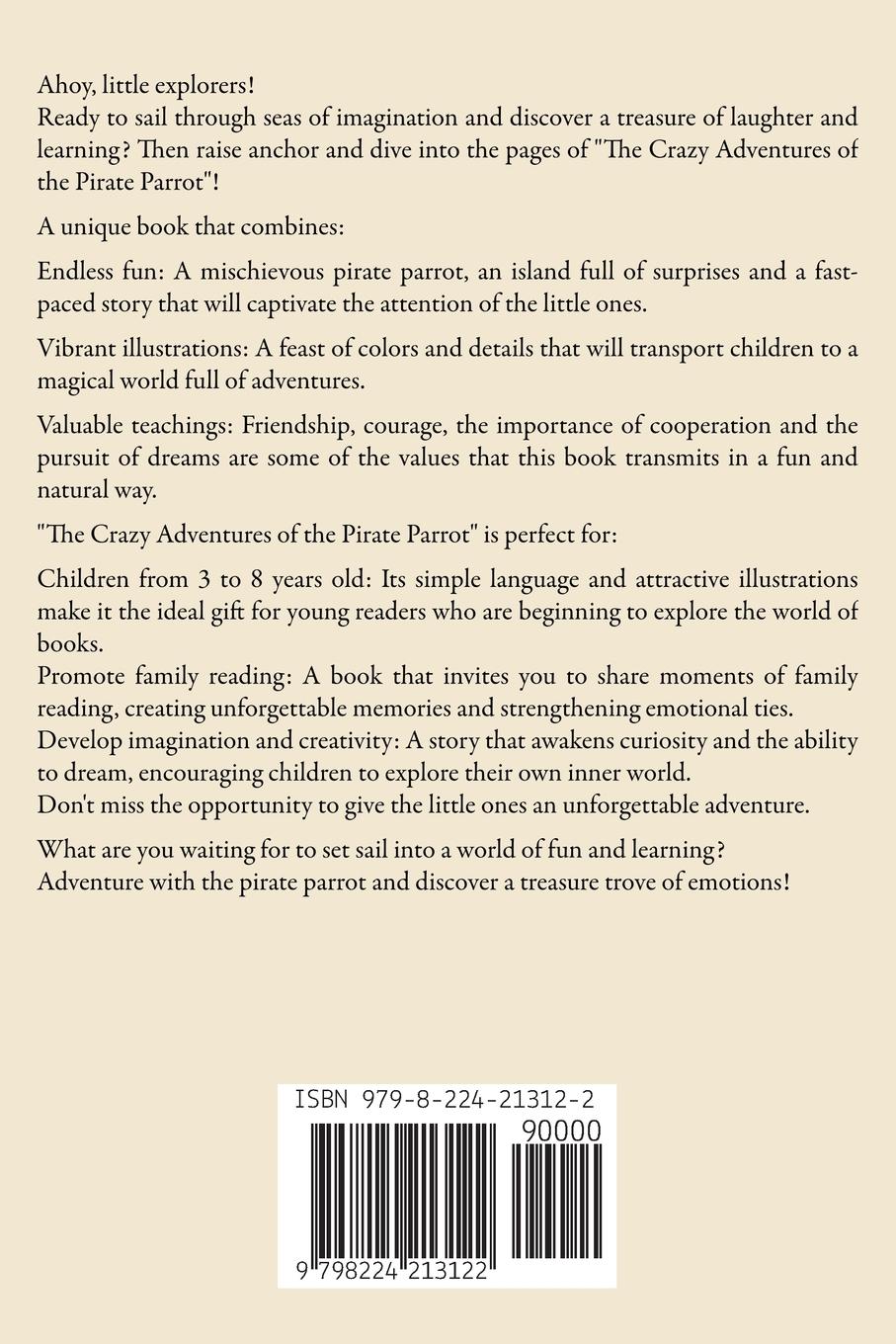 Rückseitencover The Crazy Adventures of the Pirate Parrot