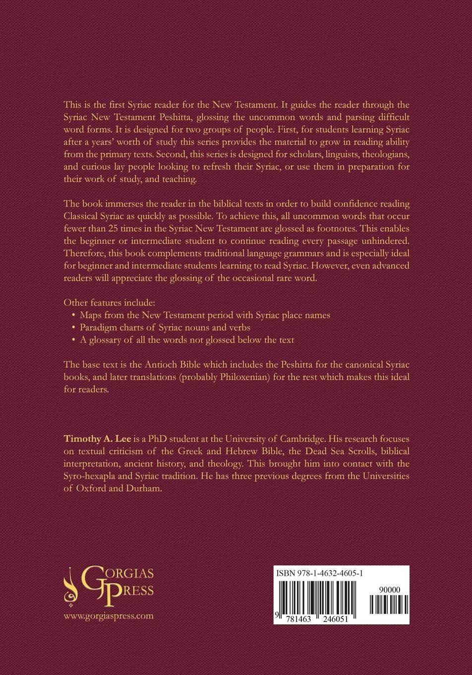 Rückseitencover The Syriac Peshi¿ta New Testament