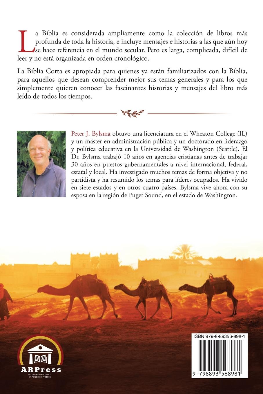 Rückseitencover La Biblia Corta