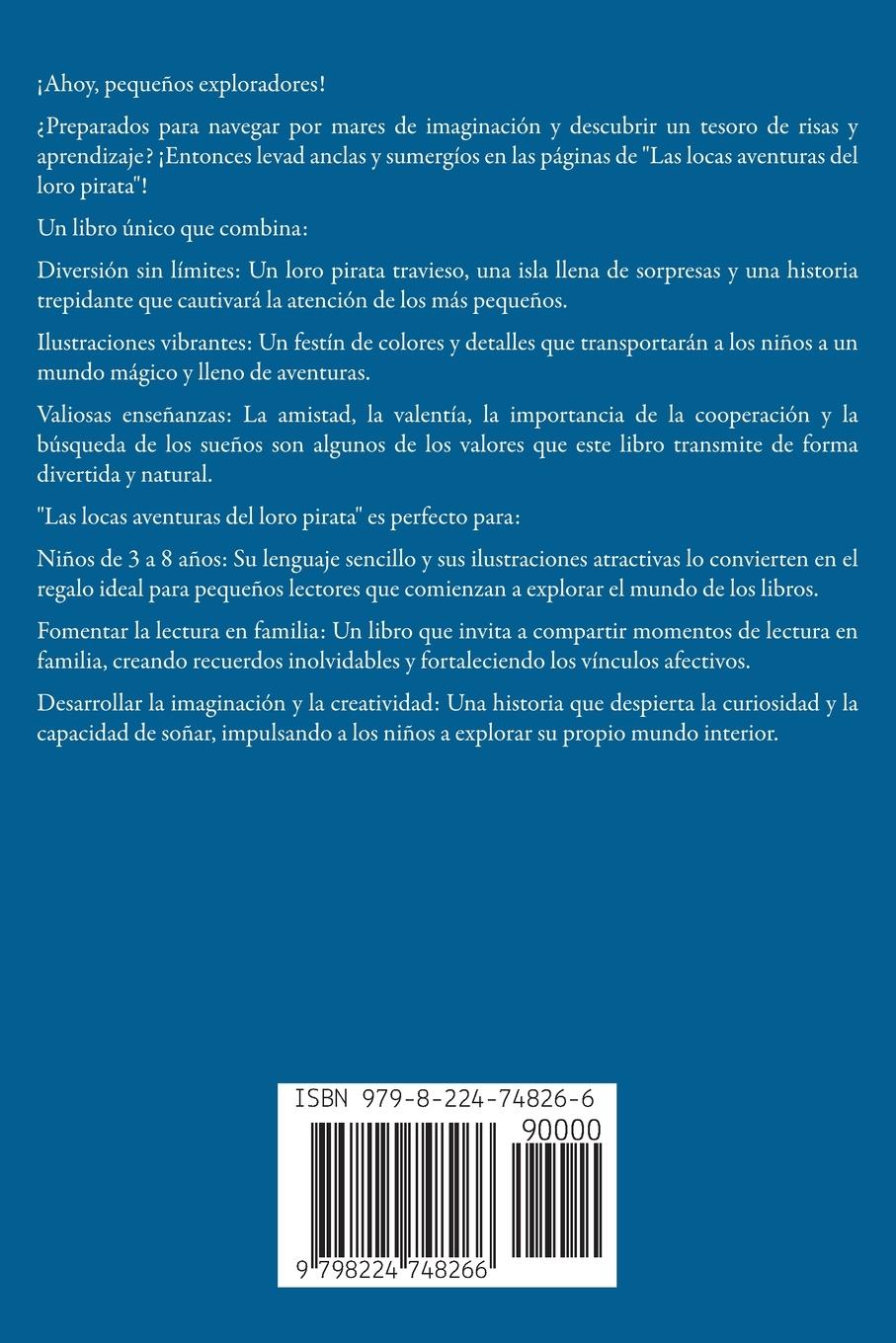 Rückseitencover Las Locas Aventuras del Loro Pirata