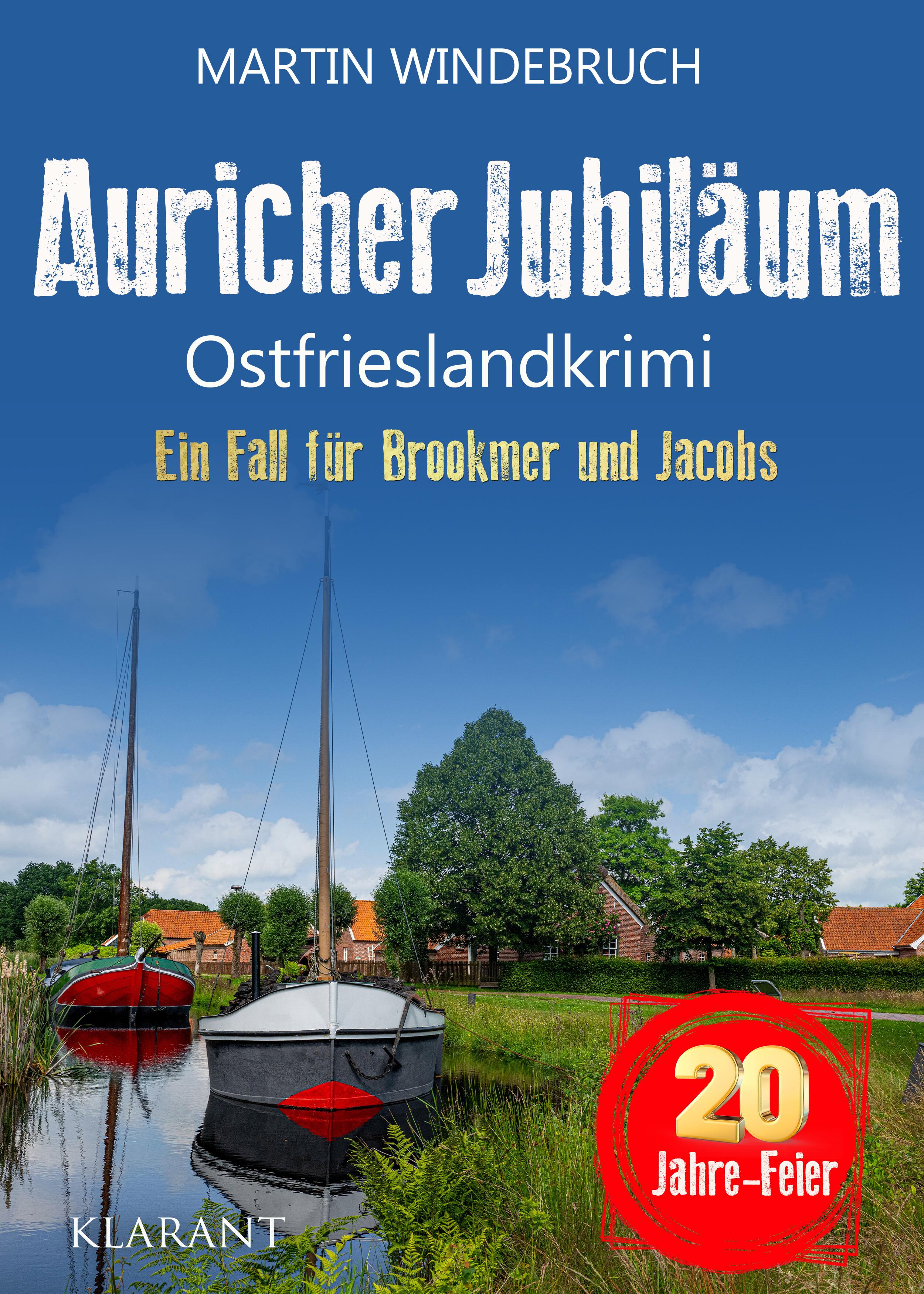 Vorderes Coverbild Auricher Jubiläum. Ostfrieslandkrimi