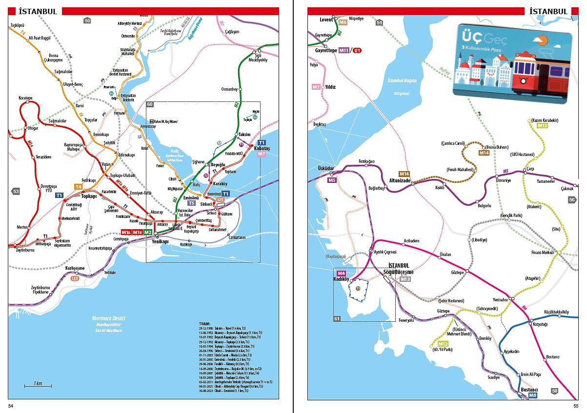 Beispielinhalt (Bild) Tram Atlas Türkei / Türkiye