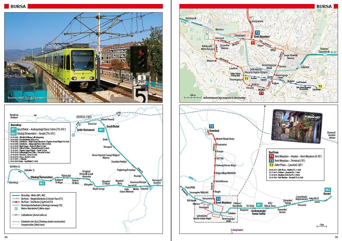 Beispielinhalt (Bild) Tram Atlas Türkei / Türkiye