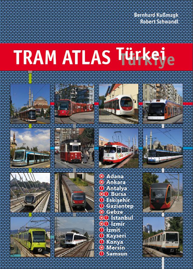 Vorderes Coverbild Tram Atlas Türkei / Türkiye
