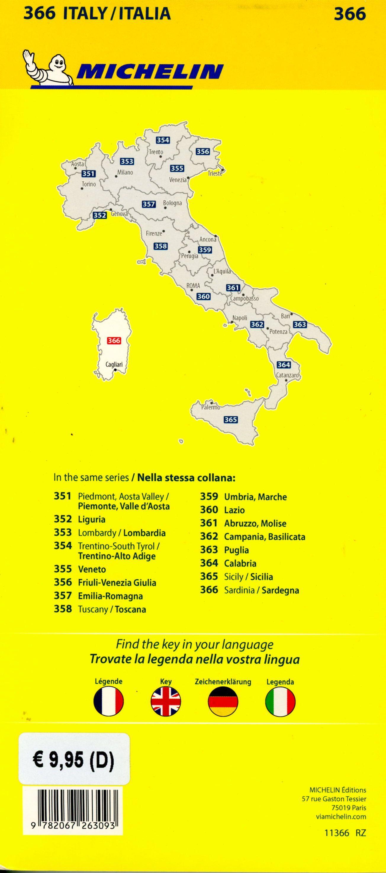 Beispielinhalt (Bild) Michelin Sardinien