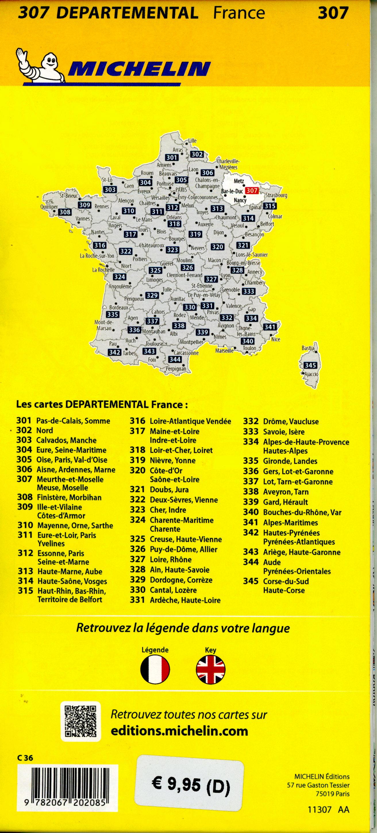 Beispielinhalt (Bild) Michelin Meurthe-Mos. Meuse (Lothringen)