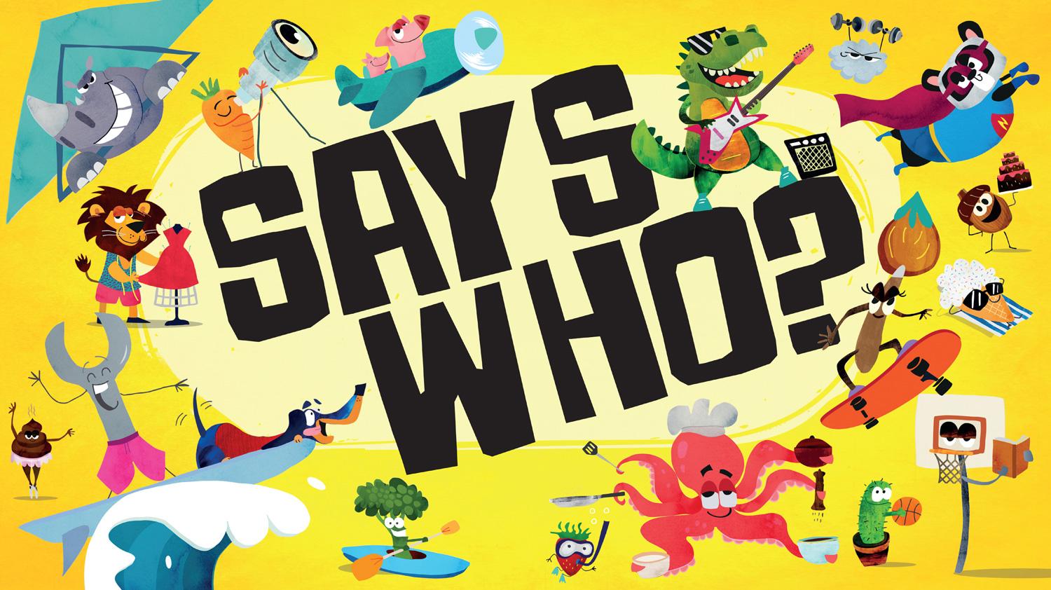 Beispielinhalt (Bild) Says Who?