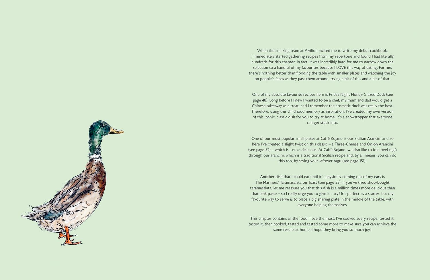 Beispielinhalt (Bild) For the Love of Food