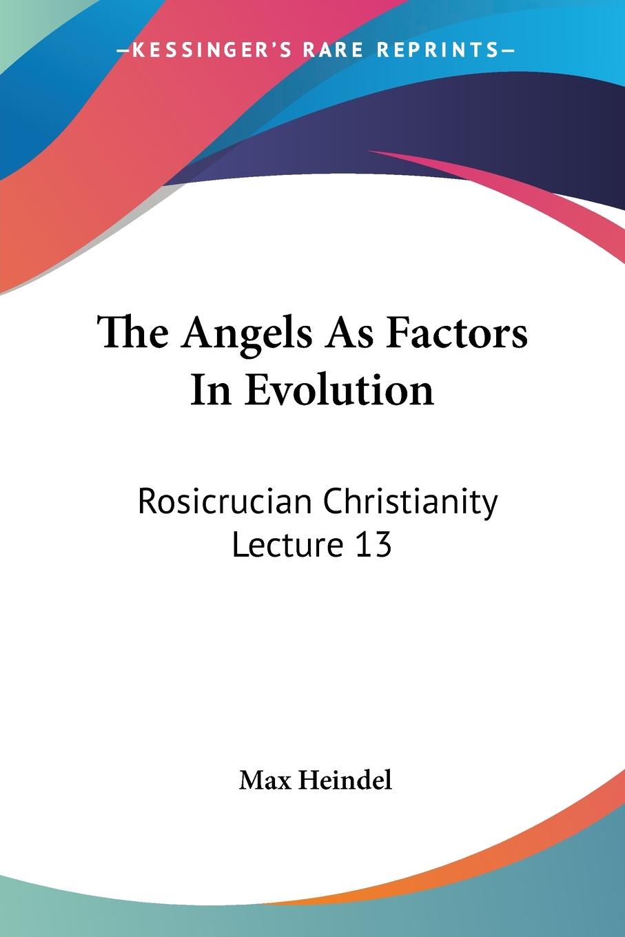 Vorderes Coverbild The Angels As Factors In Evolution