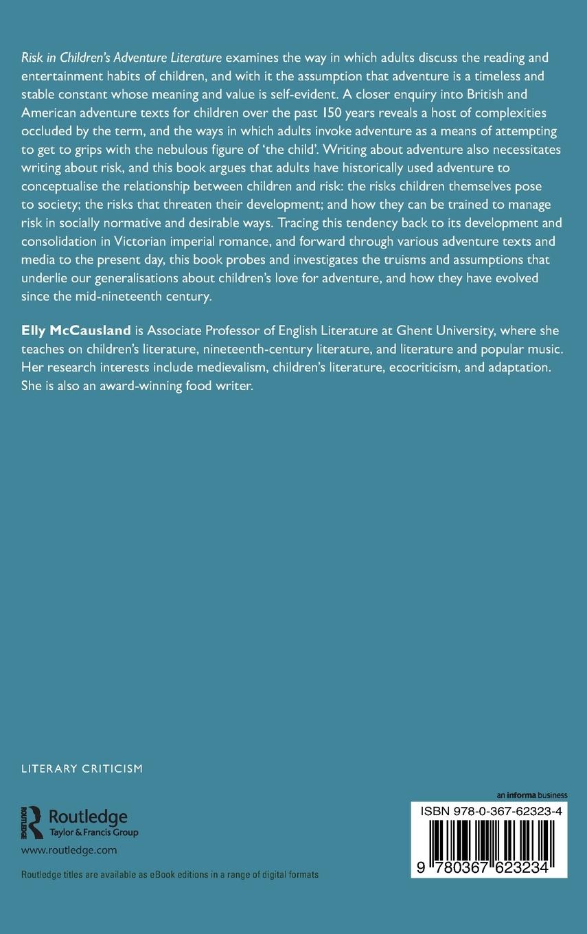 Rückseitencover Risk in Children's Adventure Literature