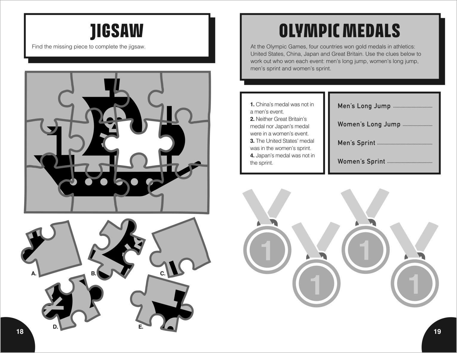 Beispielinhalt (Bild) Loodle: Puzzles to do on the Loo