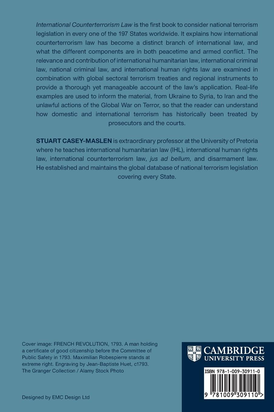 Rückseitencover International Counterterrorism Law