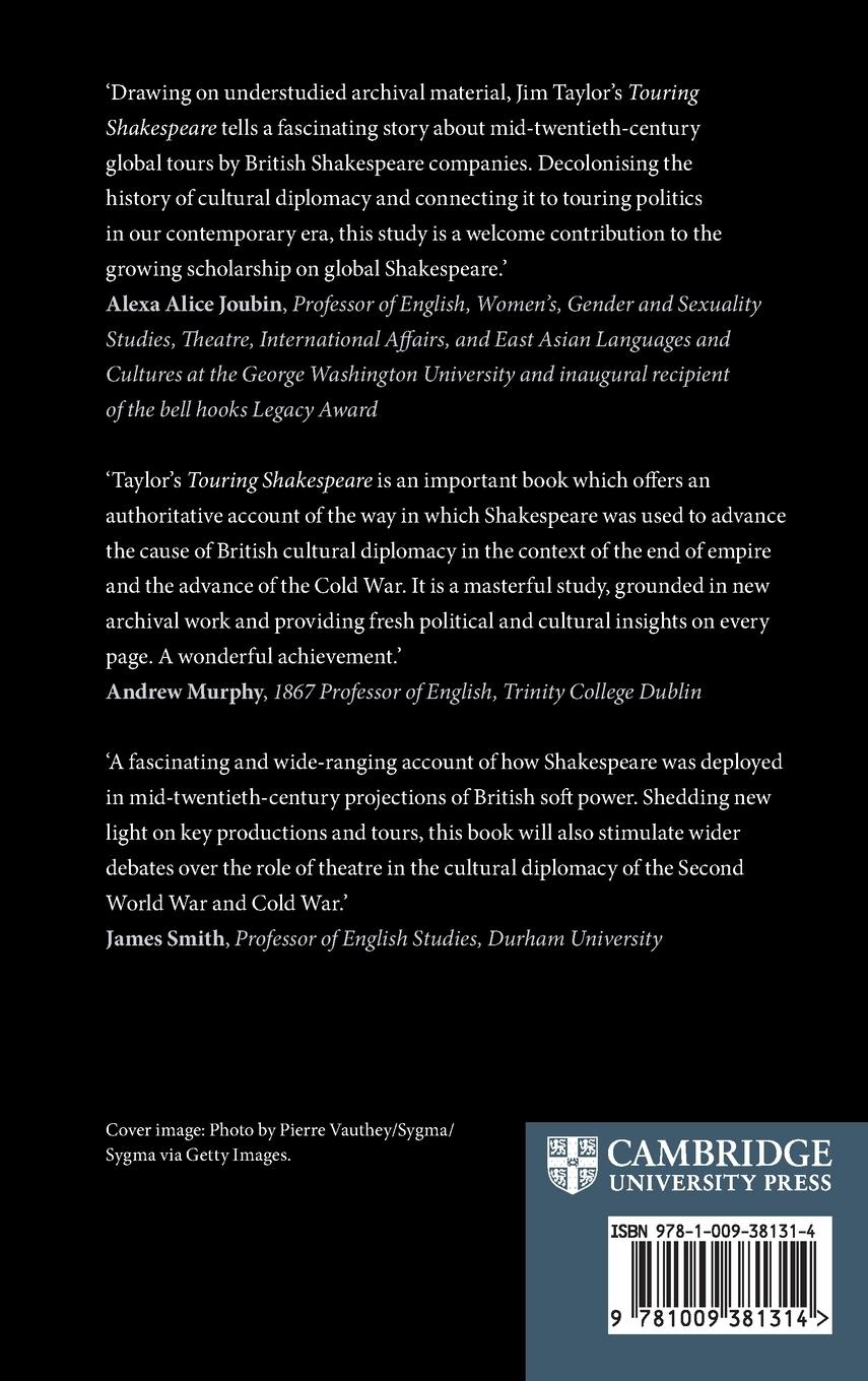 Rückseitencover Touring Shakespeare