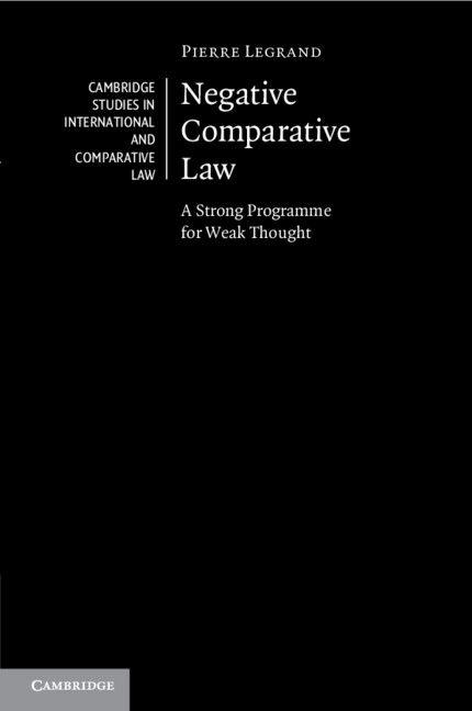Vorderes Coverbild Negative Comparative Law